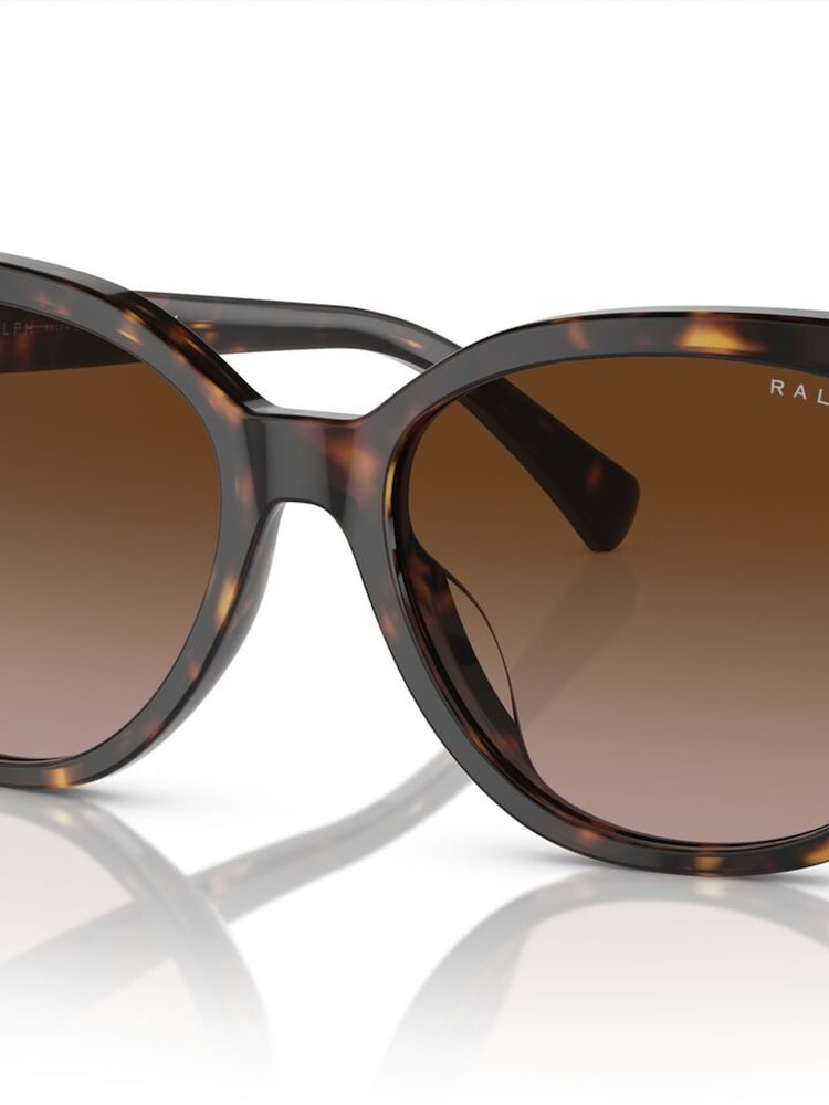 Ralph By Ralph Lauren RA5305U Irregular Brown Sunglasses - Image 2 of 6