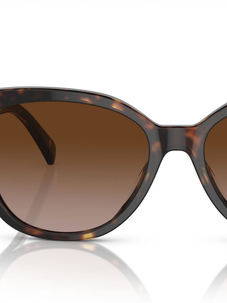 Ralph By Ralph Lauren RA5305U Irregular Brown Sunglasses - Image 3 of 6