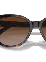 Ralph By Ralph Lauren RA5305U Irregular Brown Sunglasses - Image 4 of 6