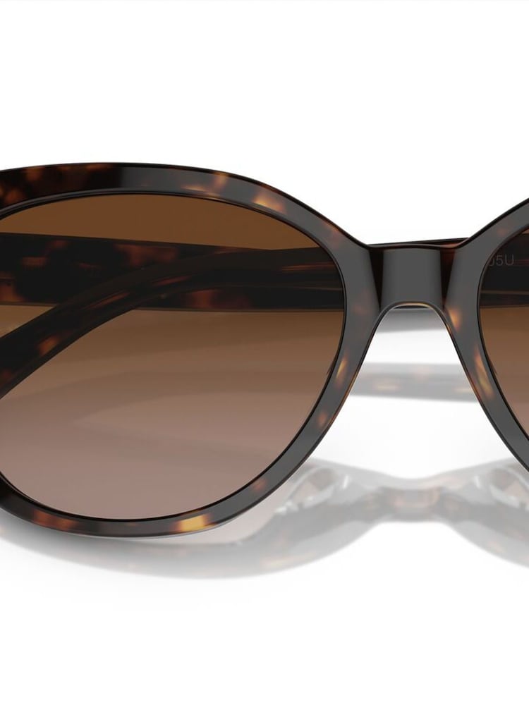 Ralph By Ralph Lauren RA5305U Irregular Brown Sunglasses - Image 4 of 6