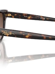 Ralph By Ralph Lauren RA5305U Irregular Brown Sunglasses - Image 6 of 6