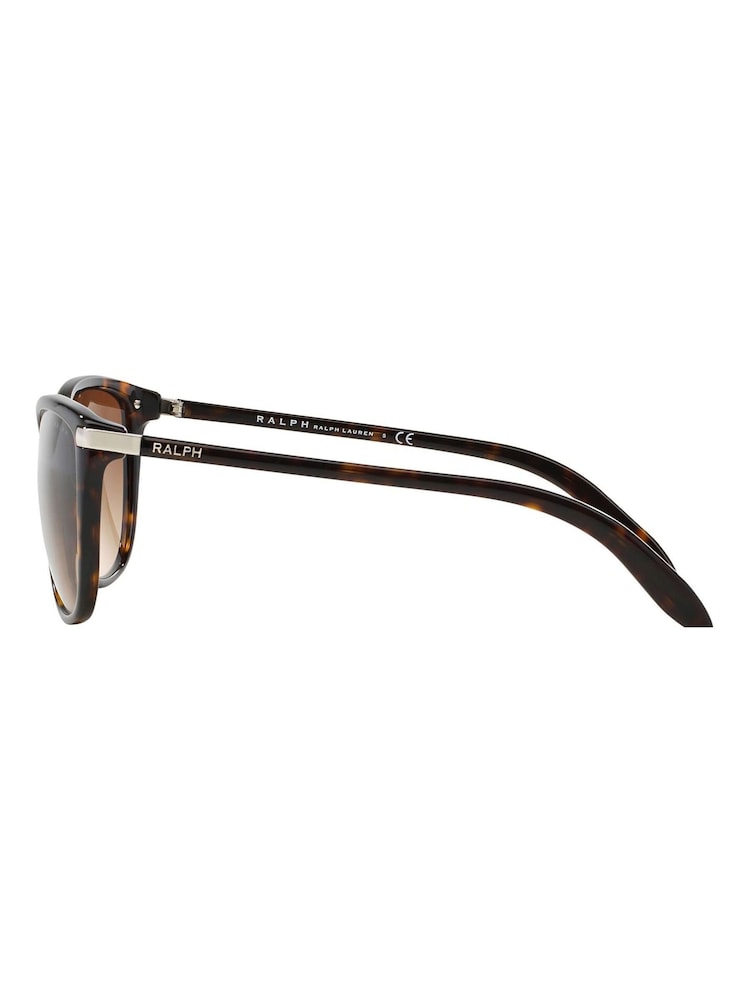 Ralph by Ralph Lauren RA5160 Rectangle Brown Sunglasses - Image 10 of 13