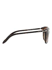 Ralph by Ralph Lauren RA5160 Rectangle Brown Sunglasses - Image 4 of 13