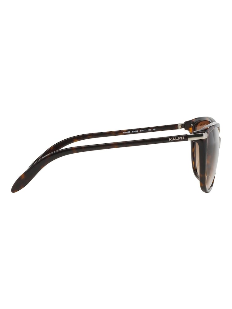 Ralph by Ralph Lauren RA5160 Rectangle Brown Sunglasses - Image 4 of 13