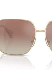 Ralph by Ralph Lauren Gold RA4142 Irregular Sunglasses - Image 3 of 6