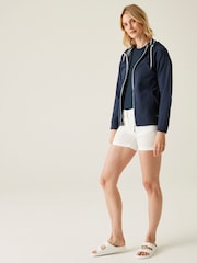 Azul marino - Regatta Womens Bayletta Full Zip Hoodie - Imagen 3 de 7