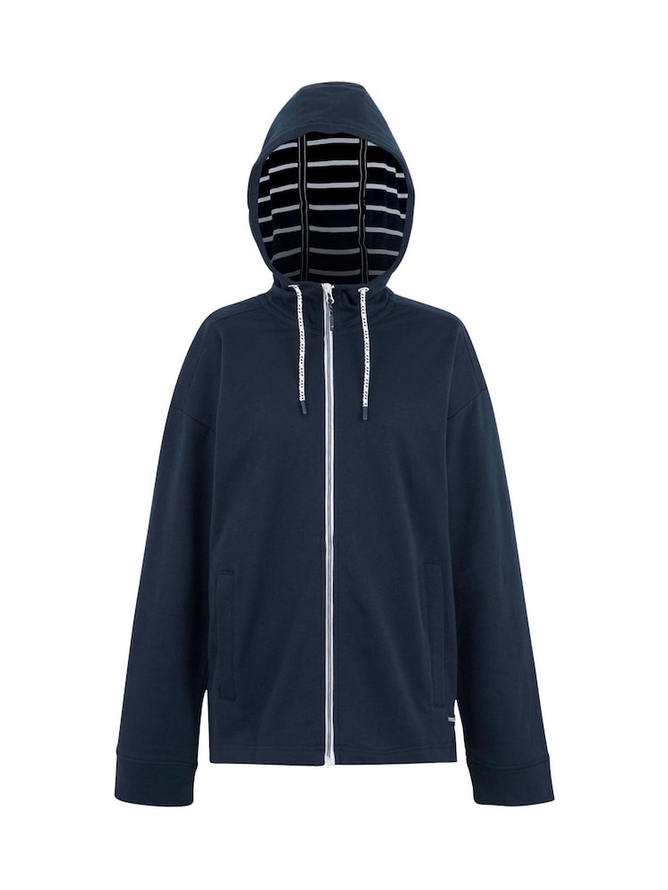 Donkerblauw - Regatta Bayletta hoodie met volledige rits voor dames - Image 5 of 7