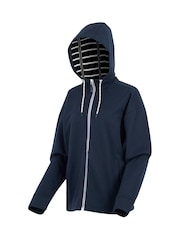 Azul marino - Regatta Womens Bayletta Full Zip Hoodie - Imagen 7 de 7