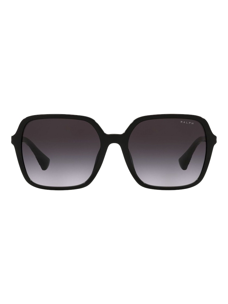 Ralph By Ralph Lauren RA5291U Rectangle Black Sunglasses - Image 13 of 13 Ralph By Ralph Lauren RA5291U Rectangle Black Sunglasses - Image 13 of 13