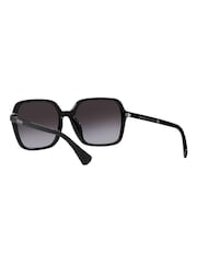 Ralph By Ralph Lauren RA5291U Rectangle Black Sunglasses - Image 8 of 13