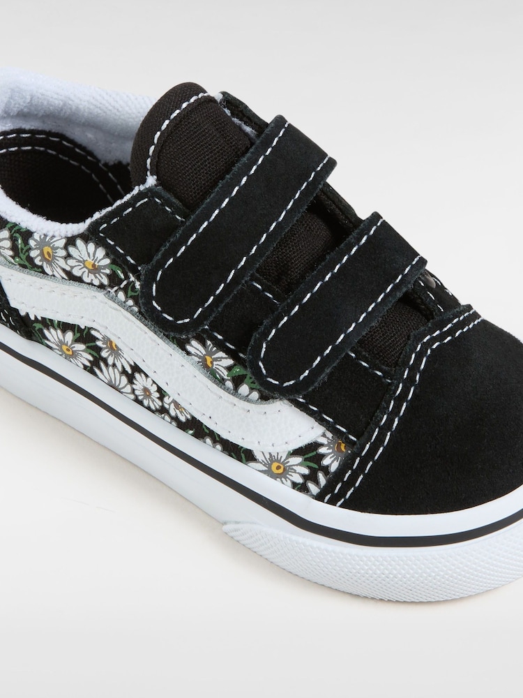Vans Kids Floral Print Old Skool Daisies Shoes - Image 4 of 4