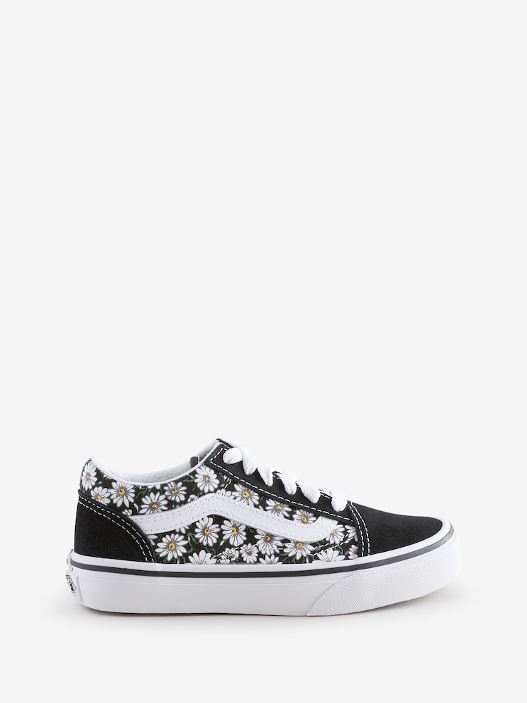 Zapatillas infantiles con diseño floral de margaritas Old Skool de Vans - Imagen 1 de 4 Zapatillas infantiles con diseño floral de margaritas Old Skool de Vans - Imagen 1 de 4