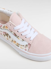 Vans Gilrs Junior Floral Old Skool Trainers - Image 4 of 4