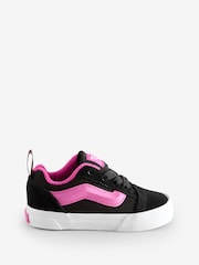 Vans Girls Infant Knu Skool Black/Grey/Pink Trainers - Image 1 of 5