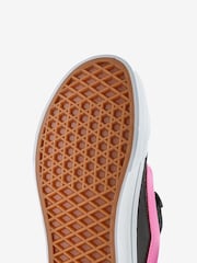 Vans Girls Junior Knu Skool Black/Grey/Pink Trainers - Image 4 of 4