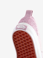 Vans Girls Infant Pink Glitter Slip On Trainers - Image 4 of 4
