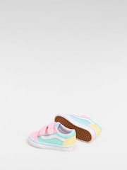 Vans Kids Blue/Pink Glitter Old Skool Trainers - Slika 3 iz 4
