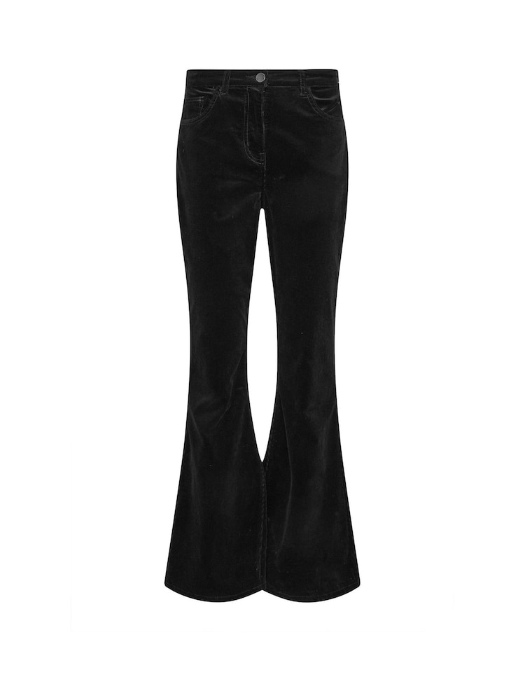 Long Tall Sally Black Co-ord Kick Flare Trousers - Image 5 of 5