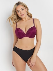 M&Co Red Shiny T-Shirt Bra 2 Pack - Image 4 of 8