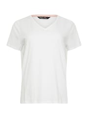 M&Co Black V-Neck 100% Cotton T-Shirts 3 Pack - Image 7 of 9