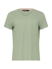 M&Co Black V-Neck 100% Cotton T-Shirts 3 Pack - Image 8 of 9