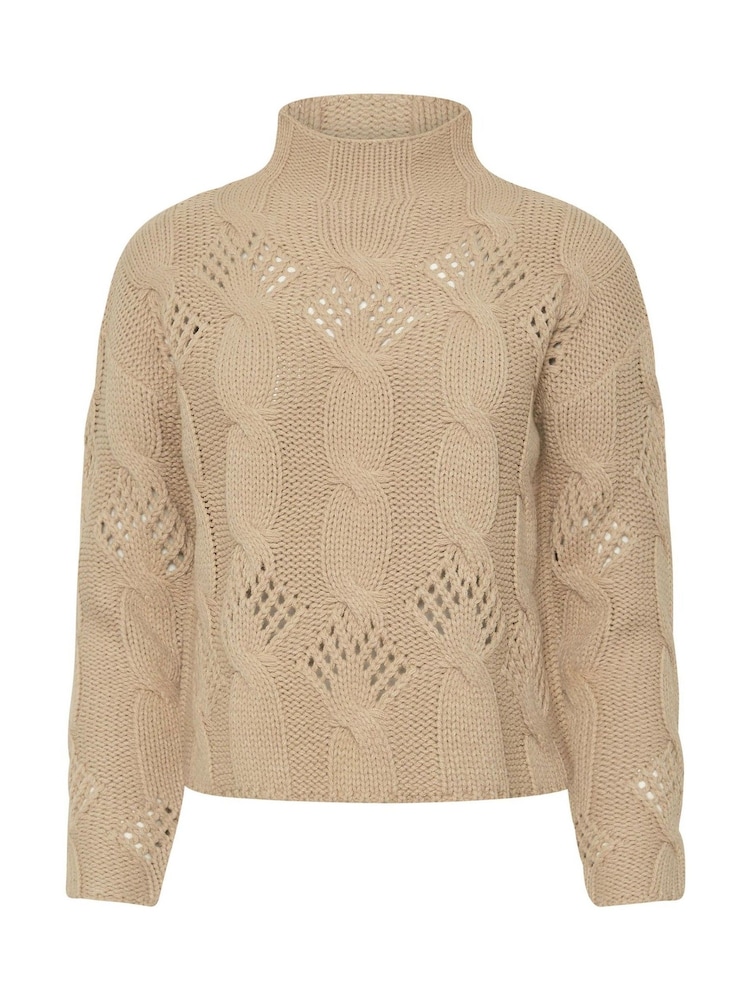 Natural - PixieGirl Petite Cable Jumper - Imagem 5 de 5