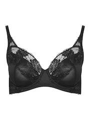 M&Co Purple Florence Floral Embellished Underwired Bra 2 Pack - Image 8 of 8