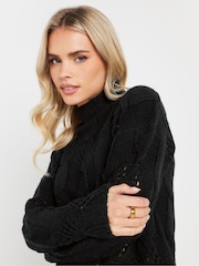 Preto - PixieGirl Petite Cable Jumper - Imagem 4 de 5