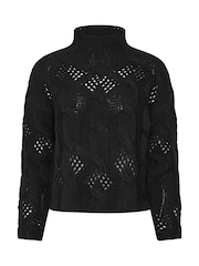 Preto - PixieGirl Petite Cable Jumper - Imagem 5 de 5