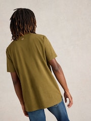 White Stuff Green Life Behind Bars Graphic T-Shirt - Image 2 of 6
