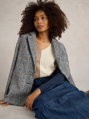 White Stuff Grey Aspen Check Jacket - Image 3 of 6