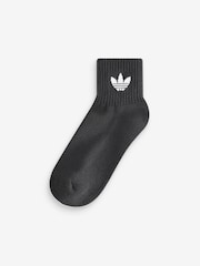 adidas White Ankle Socks 3 Pack - Image 2 of 5