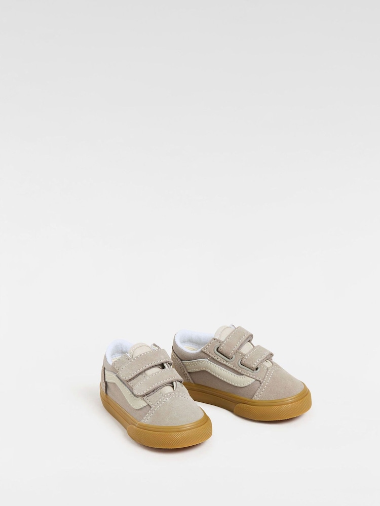 Vans Brown Old Skool Toddler Trainers - Image 2 of 4