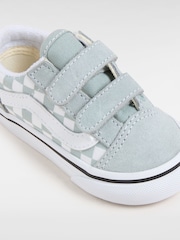 Vans Grey Checkered Old Skool Toddler Trainers - Image 2 of 6