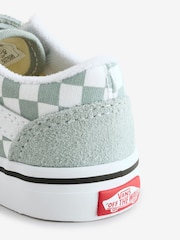 Vans Grey Checkered Old Skool Toddler Trainers - Image 4 of 6