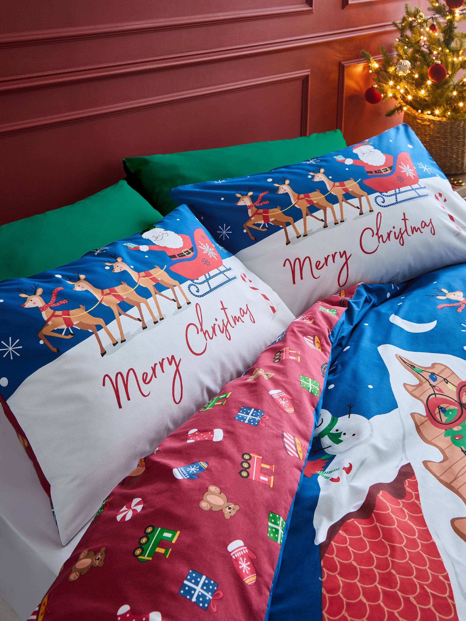 Kids christmas duvet cover new arrivals