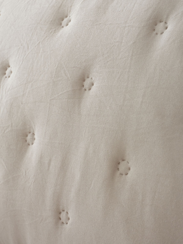 Catherine Lansfield Natural Cosy and Warm Nori Soft Sherpa Bedspread - Image 2 of 3