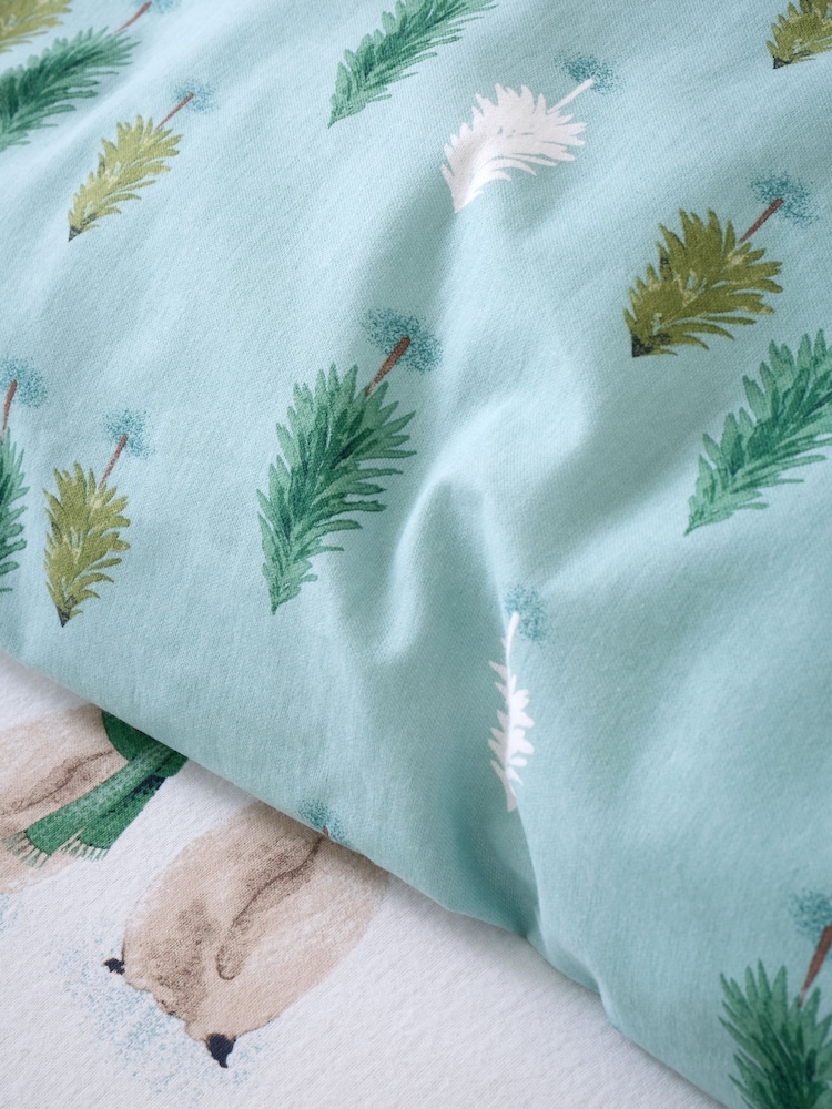 Catherine Lansfield White Brushed 100% Cotton Snowy Penguin Duvet Cover Set - Image 4 of 5