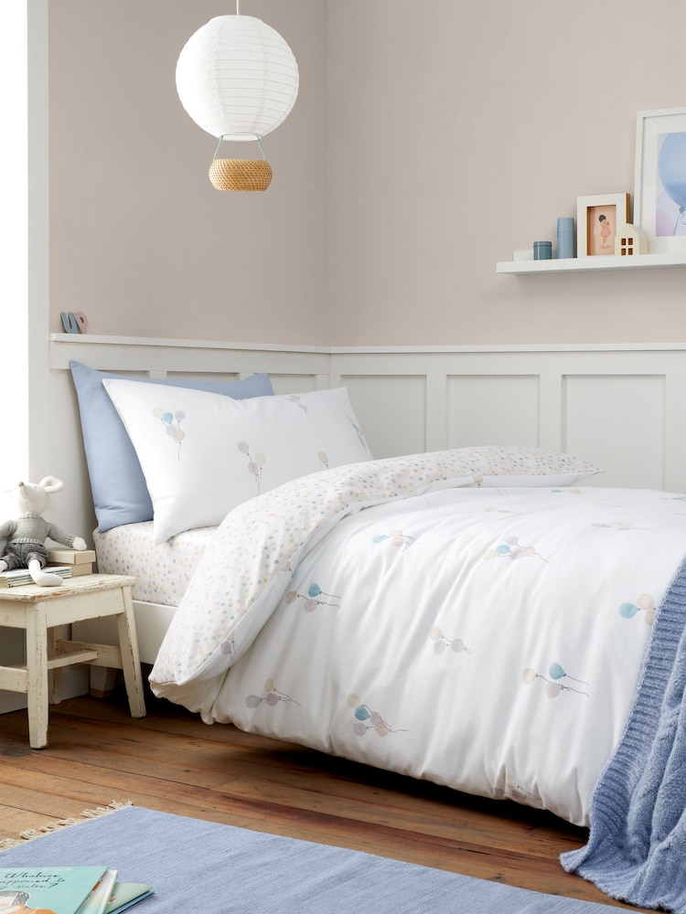 Bianca Brushed 100% CottonBalloons Reversible Duvet Cover Set - Изображение 1 из 5
