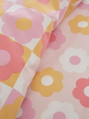 Catherine Lansfield Retro Daisy omkeerbare dekbedovertrekset - Image 5 of 5