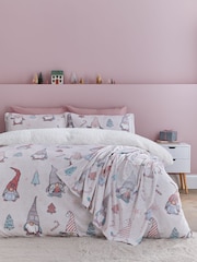 Catherine Lansfield Рождество Праздничный комплект Gonk Cosy Fleece пододеяльник - Изображение 1 из 5