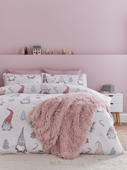 Catherine Lansfield Рождество Праздничный комплект Gonk Cosy Fleece пододеяльник - Изображение 2 из 5