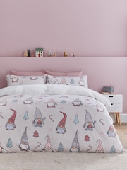 Catherine Lansfield Рождество Праздничный комплект Gonk Cosy Fleece пододеяльник - Изображение 3 из 5