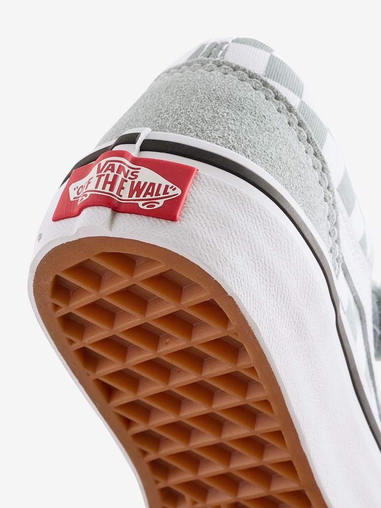 Zapatillas juveniles grises a cuadros Old Skool de Vans - Imagen 2 de 4 Zapatillas juveniles grises a cuadros Old Skool de Vans - Imagen 2 de 4