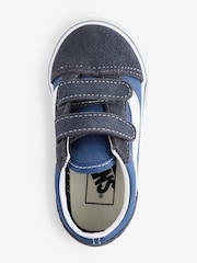 Vans Boys Navy Old Skool Trainers - Image 2 of 5