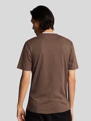 Lyle & Scott Purple Cotton Tipped Superfine T-Shirt - Image 3 of 4