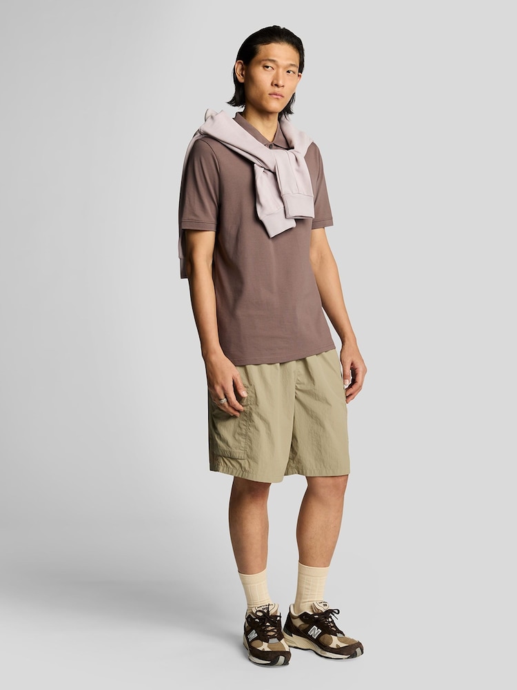 Lyle & Scott Brown Superfine Polo Shirt - Image 1 of 4