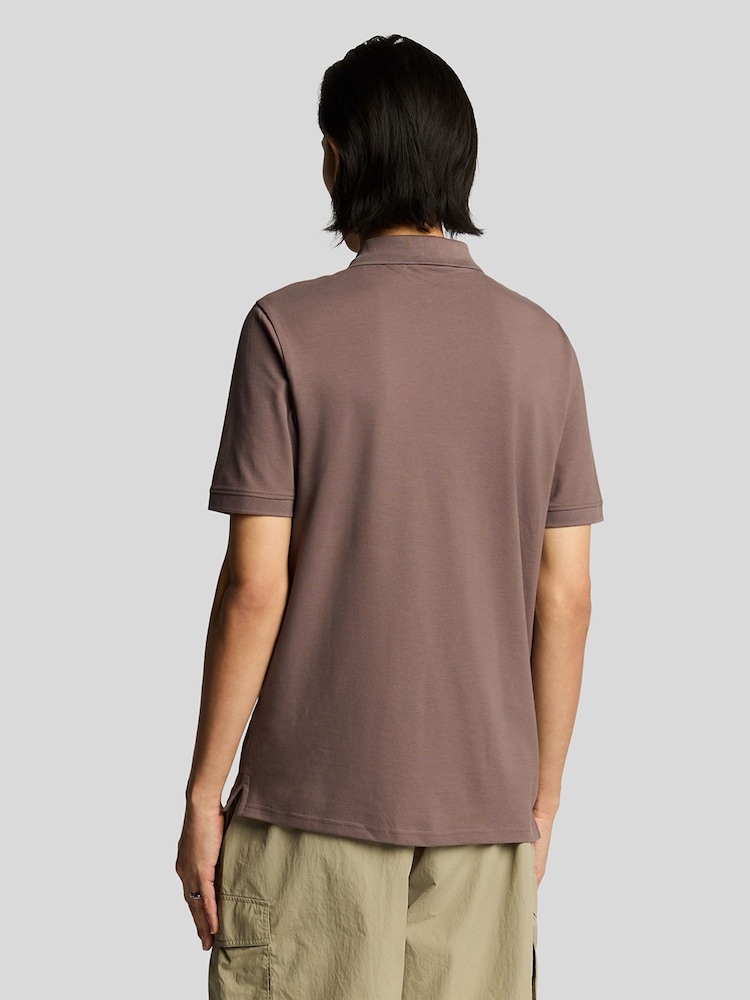 Lyle & Scott Brown Superfine Polo Shirt - Image 2 of 4