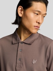 Lyle & Scott Brown Superfine Polo Shirt - Image 4 of 4