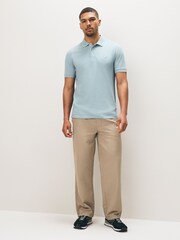 Lyle & Scott Blue Chrome Superfine Polo Shirt - Image 3 of 3